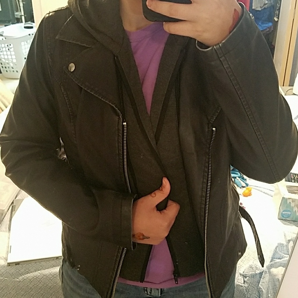 Leather jacket